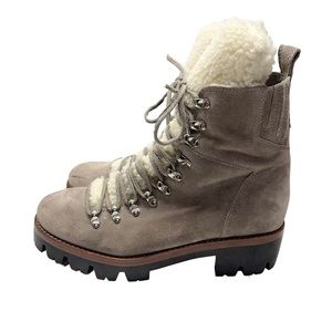 Jeffrey Campbell Culvert Sherpa Combat Boots